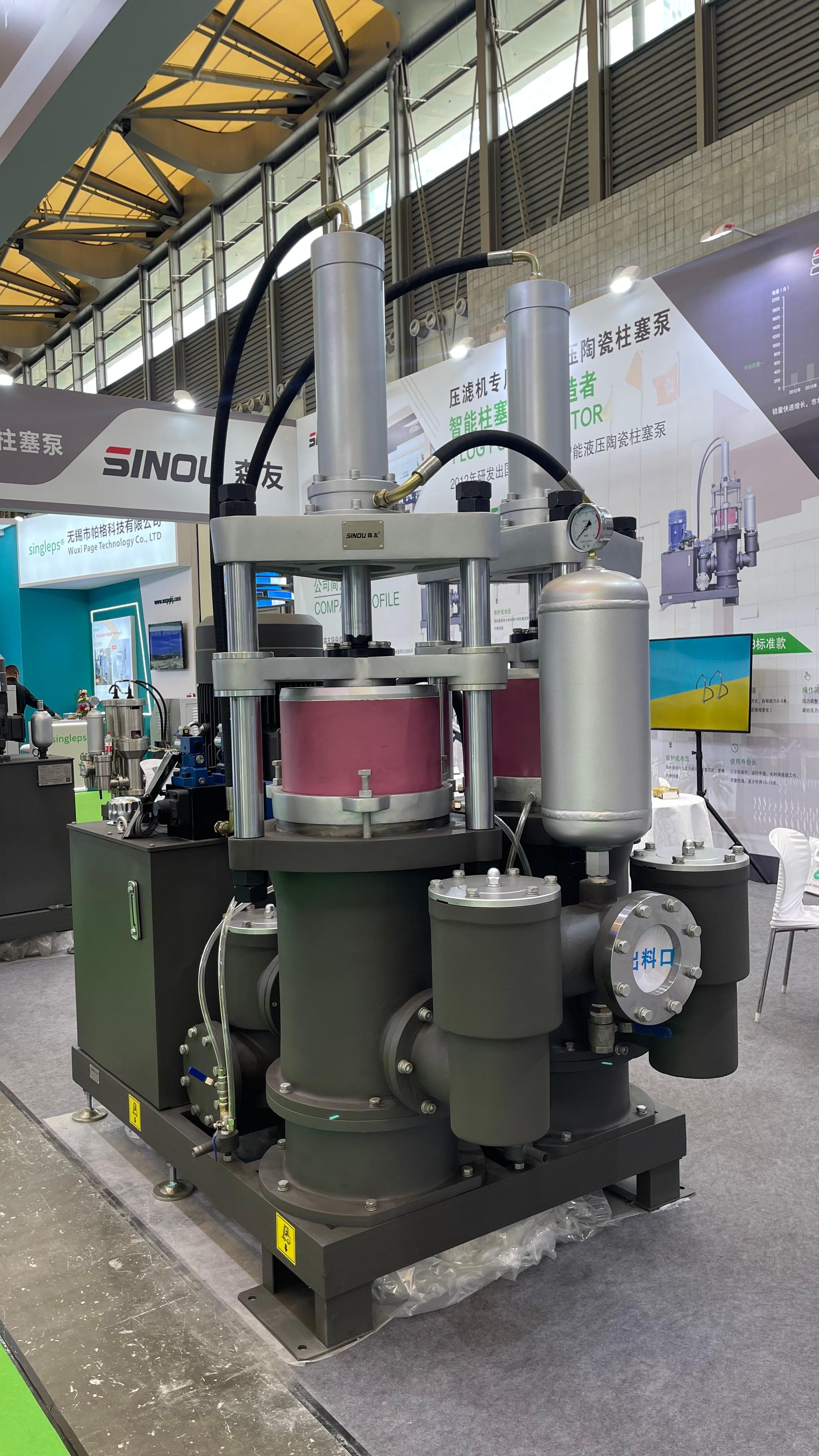 Export Air Cooled Hydraulic Ceramic Filter Press Piston Pump for Industrial Applications